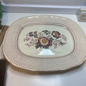 Franciscan Paynsley Pink 13" Oval Platter GREAT CONDITION